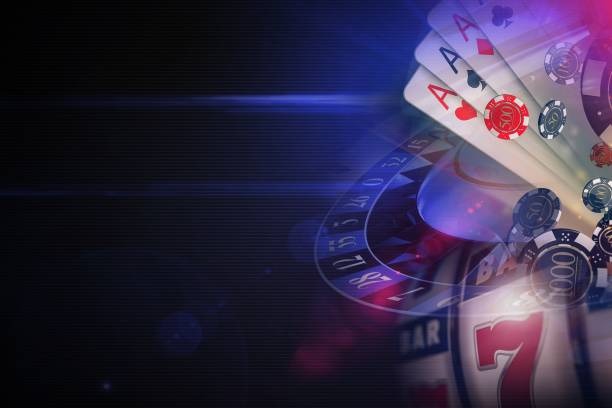 Multi-camera live casino studio with roulette and baccarat tables